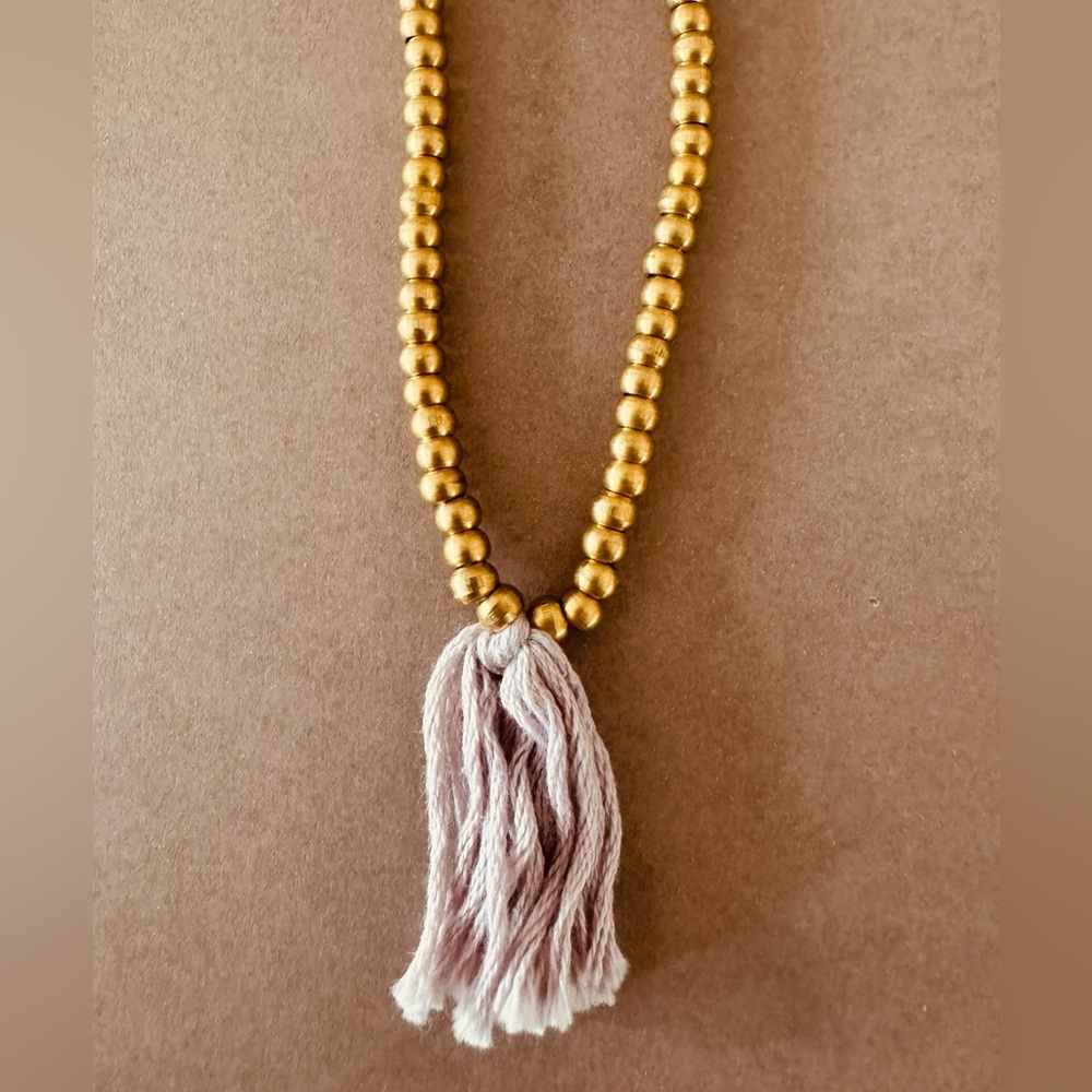 Brass Beaded Necklace